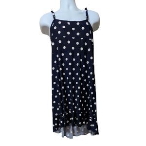 NWT Mlle Gabrielle navy polka dot summer dress 3X milkmaid pinup rockabilly